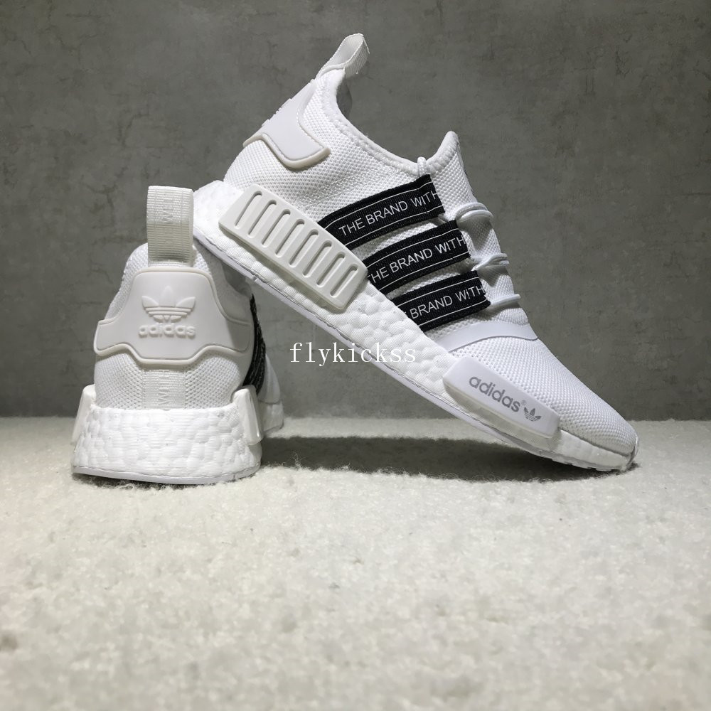 Real Boost Adidas NMD R1 White World